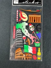 Lot of Travel Bahamas Washington DC Las Vegas Scrapbook Stickers and art