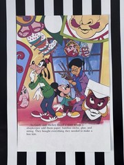 Mickey Mouse Disney junk journal Scrapbook handmade Ephemera