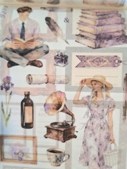 30 Pages Detailed Stickers 20 Ephemera PapersNew Reading Time