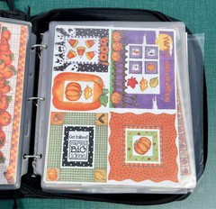 Creative Memories Binder ~ 14 Sheets of Stickers ~ Fall, Autumn, Halloween