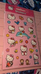 Vintage Sanrio Hello Kitty Stickers By Amscan 2 Sheets New Pack 2004