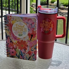 20-piece English 2026 Eternal Happiness UVDTF Tumbler-Notebook Stickers-JWGifts