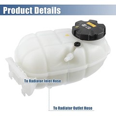 Coolant Radiator Reservoir Tank for BMW 328d 2014-2018 2.0L 17137642160