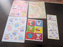 Vintage Easter Stickers Bulk lot 22 sheets Hallmark AGC Eureka Paper Magic
