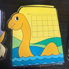 Dinosaur Lot Vintage 1987 Instructional Fair Stickers Reward Behavior Charts
