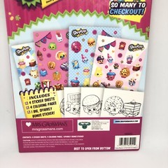 Shopkins Tasty Treats Variety Sticker Fun Pack 100+ Stickers & Coloring Pages