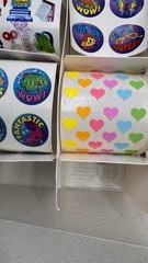 VTG SandyLion 1500 Sticker Set Box Rare Metallic Prismatic Teacher Y2K Lot