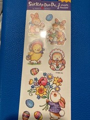 American Greetings- Stickety – Doo-da easter stickers-2 sheets