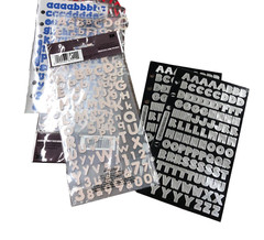 Stickers New Alphabet Letters Numbers Symbol Fonts Flowers Sayings Huge Lot 100s