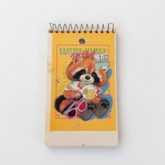 Vintage Mead Critter Sitters Hot Stuff Small Note Pad Spiral 3″ x 5″