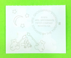 Vintage Mrs. Grossman’s Mini Teddy Bears Sticker Mod