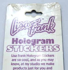 Vintage 90s Lisa Frank Sealed Hologram Stickers, See Photos & Desc