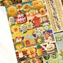 Bomichi Japanese Embroidered Sticker Book, Animal and Plant Theme 680+ Pcs C…