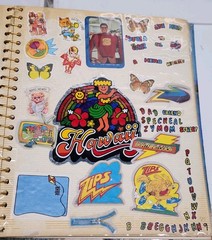 Hawaii Hanauma Bay Album Puffy Scratch N Sniff Hello Kitty Stickers Collection