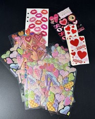 VTG Scrapbook Stickers All Loose Complete Sheets School Art Teacher Lot 300+