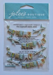Jolee’s My Trip Repeats Scrapbooking Stickers Travel Vacation Airplanes