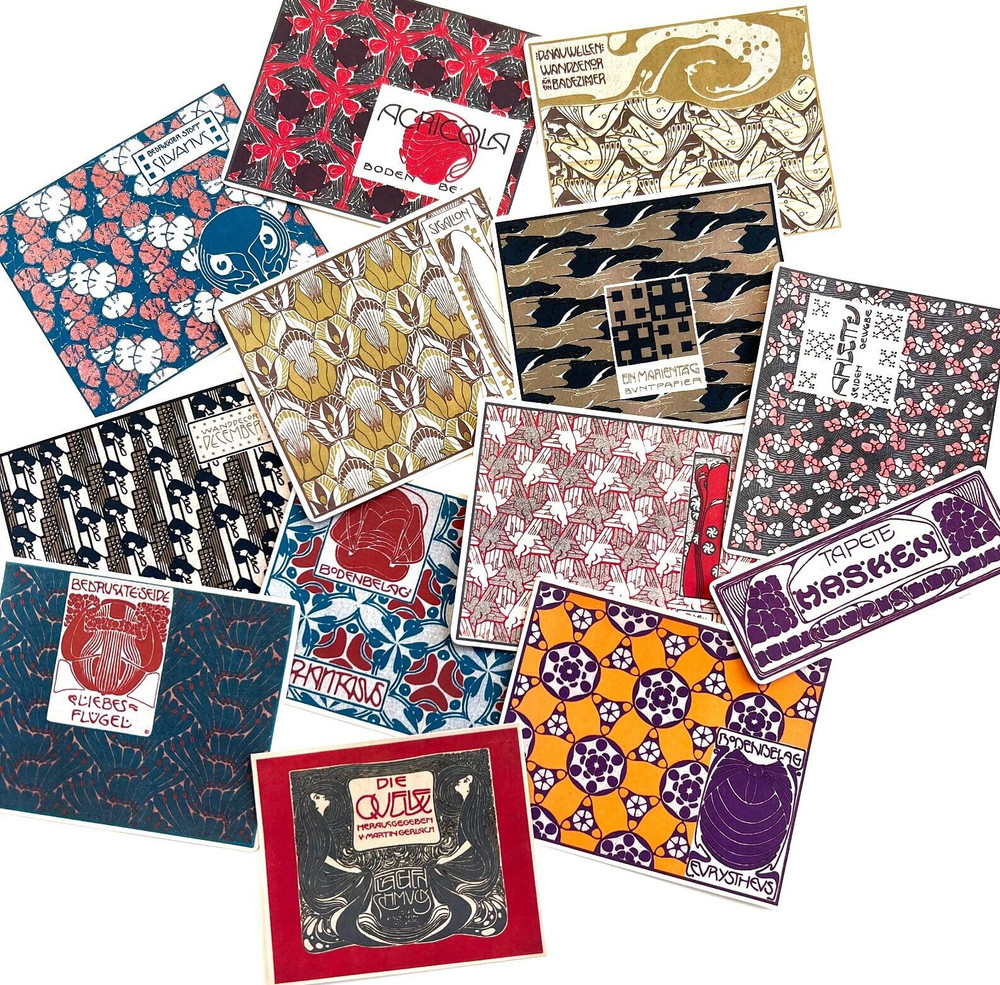 Art Deco Pattern Stickers Card Making Collage Journals Scrapbooking