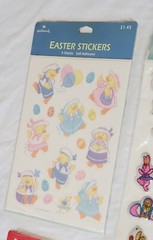 6 Packs Vintage Holiday Stickers Sealed Unused- Puffy Easter-Thanksgiving ETC