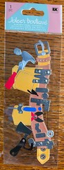 RARE Jolees Mr Fix It Title Tool Belt Tools Handyman Dad Hammer Axe Screwdriver