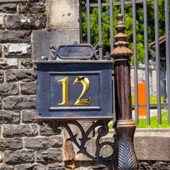 10 Pcs 3D Self-Adhesive House Numbers 0-9 for Door, Mailbox, Apartment Signs – G