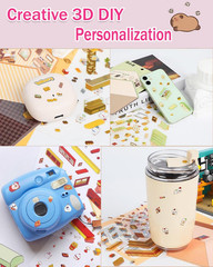 20 Sets DIY 3D Sticker Scene Collection Book for Adults Make Your Own Cozy Room