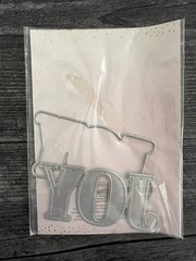 JOY Die Cut For Christmas Card making