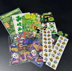 VTG Scrapbook Stickers All Loose Complete Sheets School Art Teacher Lot 300+