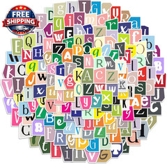 362 Pcs Waterproof Vinyl Letter Stickers for Scrapbooking, A-Z Letters Alphabet