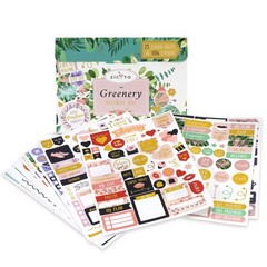 Aesthetic Greenery Planner Stickers for Fun Planning – 1100+ Multicolor