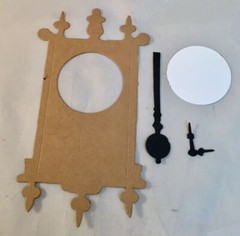 Tim Holtz Die Cuts * Wall Clock * Eight Sets * Kraft Cardstock * Cool Clock!