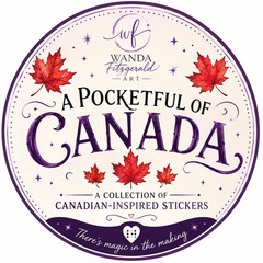 Canadian Goth Humour Sticker Pack 16 Assorted Cute Canada-Themed Vinyl Stickers