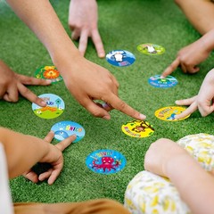 1800 Pcs 1 Inch Motivational Espanish Stickers for Teachers Classroom Reward