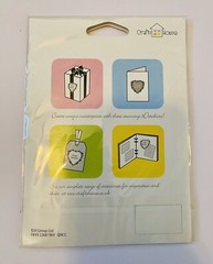 Craft House 3D Stickers Congratulations Flowers Embellishments C73D01