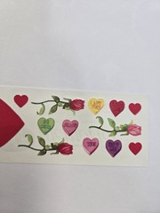 Creative Memories Heart Love Valentine’s Day Roses Scrapbook Sticker