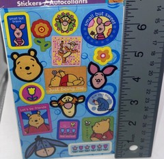 Vintage Sandylion Winnie The Pooh Tigger Piglet Eeyore Sticker Pack NIOP