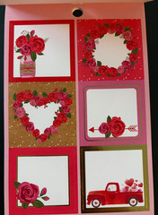 RECOLLECTIONS VALENTINE’S DAY STICKER BOOK 204 PC STICKERS 12 SHEETS ROMANCE