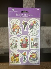 Vintage Forget Me Not Easter Stickers Packs Bundle