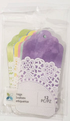 MOMENTA Assorted Colors GIFT TAGS – 12 pcs