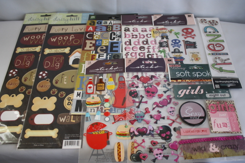 Lot of Scrapbooking Stickers Ek Sucess Making Memories Daisy Hill Soft Spoke