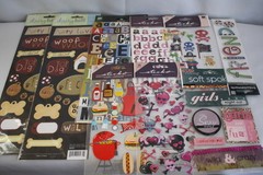 Lot of Scrapbooking Stickers Ek Sucess Making Memories Daisy Hill Soft Spoke