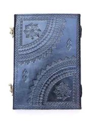 handmade seven chakra leather journal, grimoire spell, witch craft, wicaa pagan