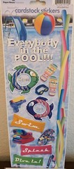 20 Pks/Sheets Stickers, Embellishments 4 Crafts, Scrapbooking Summer, Water #155