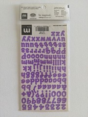 4 Creative Letters Dot Red Purple Teal Navy Blue 7/16″ Repositionable Stickers