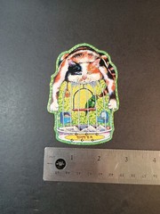 Vintage Stickers Cat Humor Vending Machine Sticker Y2K