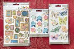 Beautiful Lot of K & Company Antique Garden Picture Frames Accents & Butterflies
