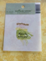 NEW Lot 8 BABY / Children Transparencies Vellum Words Phrase Verses, Scrapbook