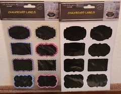 2 Packs Chalkboard Labels Stickers for Organizing Household, Crafts, School #145