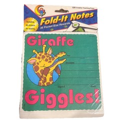 Vintage Award Recognition Certificate Rewards Teacher Giraffe 36 count