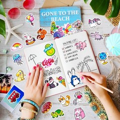 Cute Stickers for Kids, Mixed Adorable Animal Kids Stickers Bulk for Boys Girls