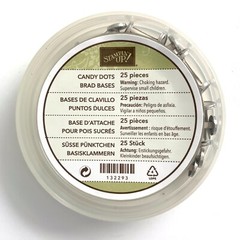 Stampin’ Up! Candy Dots Brad Bases 25 Count